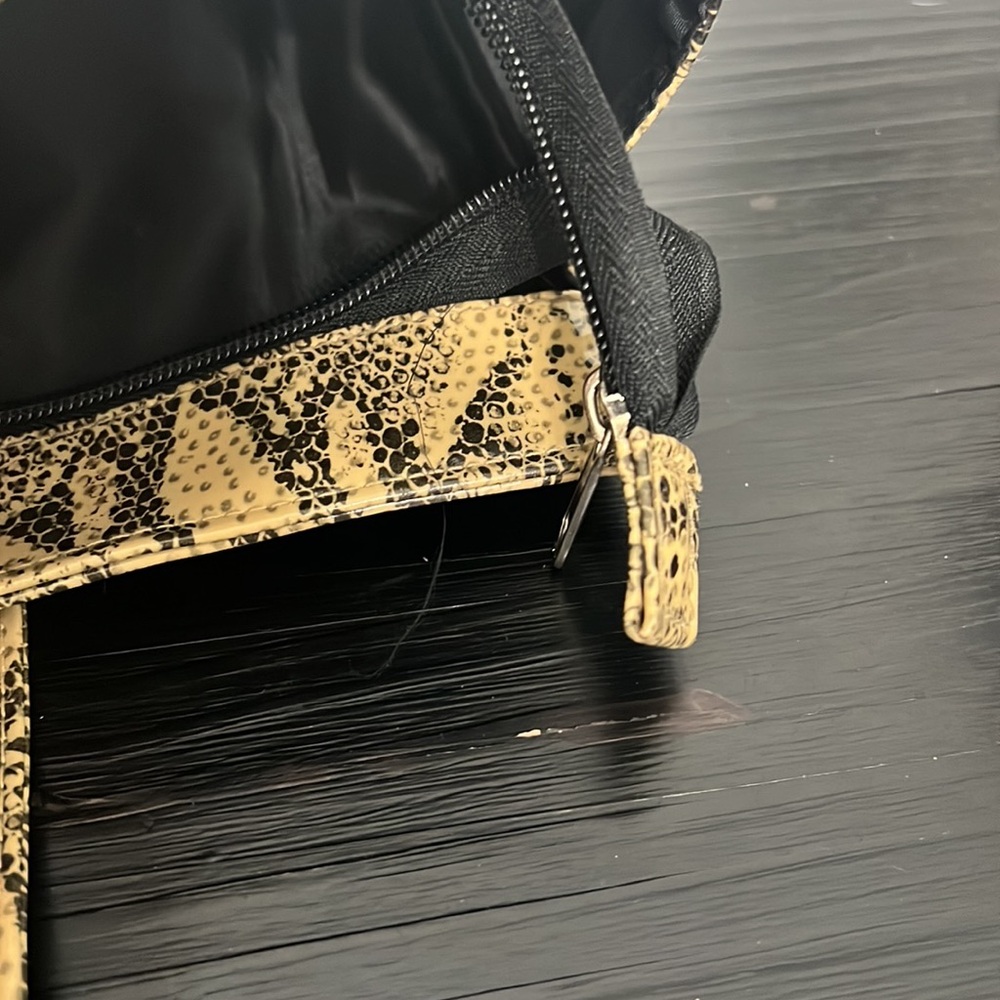 Timmy Woods Vintage Snake Faux Print Python Polyu… - image 4